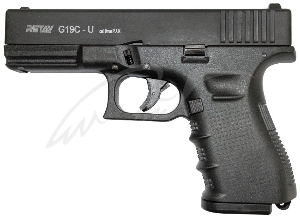 Пистолет стартовый Retay G 19C 14-зарядный