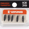 Мормишка вольфрамова Viking Fishing Shrimp 0.91g 9mm Black (5шт)