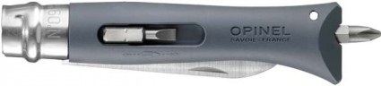 Нож Opinel DIY №9 Inox. Цвет - серый