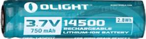 Акумуляторна батарея Olight 14500 3,7 V 750mAh