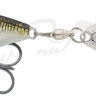 Тейл-спиннер Savage Gear 3D Sticklebait Tailspin 80mm 18.0g Green Silver Ayu