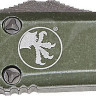 Ніж Microtech Ultratech Double Edge Stonewash. Колір: distressed od green