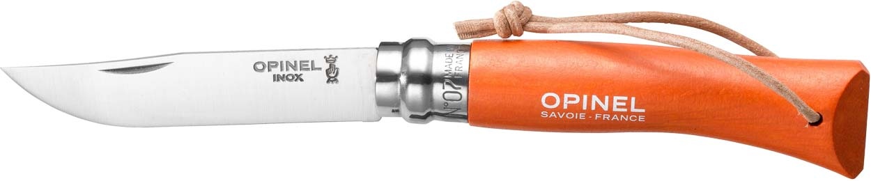 Ніж Opinel №7 Inox Trekking помаранчевий
