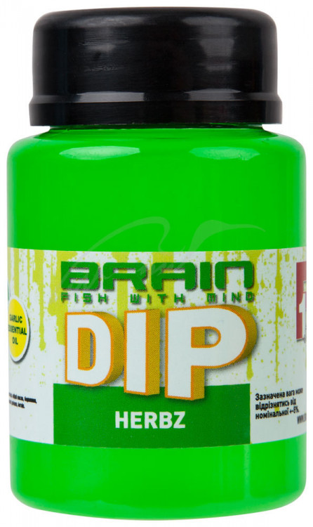 Діп для бойлов Brain F1 Herbz (м’ята з часником) 100ml