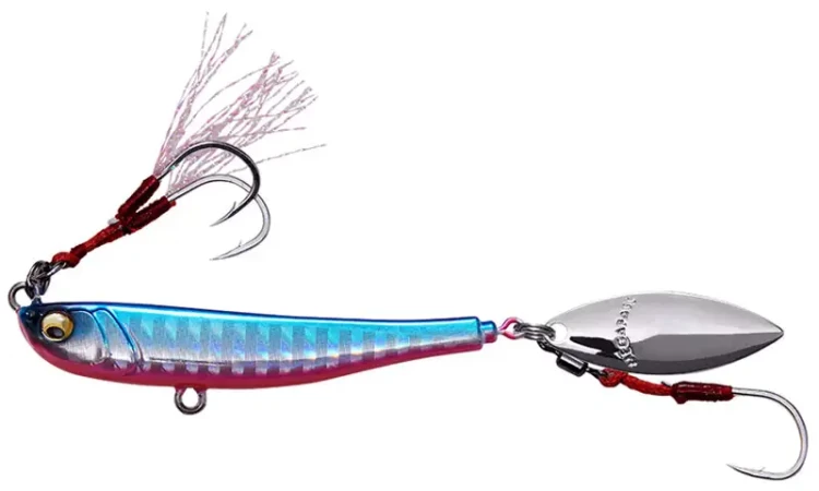 Тейл-спиннер Megabass Makippa 7.0g Blue Pink Тейл-спиннер Megabass Makippa 7.0g Blue Pink