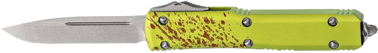 Нож Microtech Ultratech Drop Point Stonewash Zombie-Tech