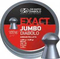Кулі пневматичні JSB Exact Jumbo. Кал. 5.51 мм. Вага - 1.03 г. 250 шт/уп