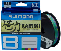 Шнур Shimano Kairiki 8 PE (Multi Color) 300m 0.315mm 33.5kg Шнур Shimano Kairiki 8 PE (Multi Color) 300m 0.315mm 33.5kg