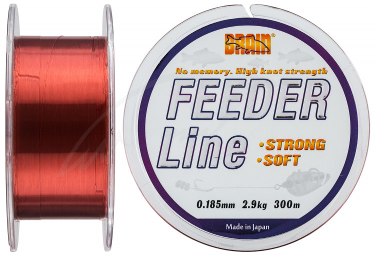 Волосінь Brain Feeder 300 m 0,185 mm #1.2