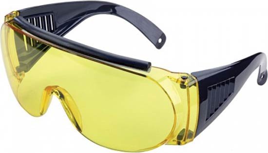 Очки стрелковые Allen Fit Over Shooting Glasses. Линзы - поликарбонат (желтые).