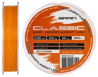 Леска Brain Classic Carp Line (solid orange) 300m 0.30mm 20lb 8.8kg
