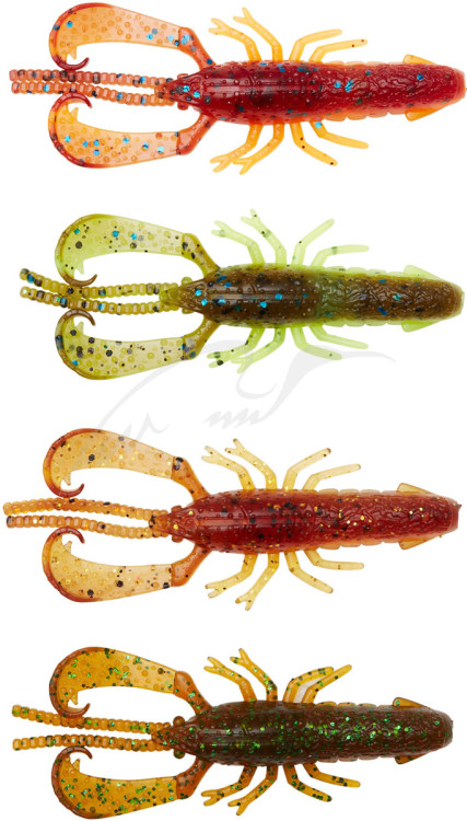 Набір приманок Savage Gear Reaction Crayfish Kit 73mm Mixed Colors (20+5 шт/уп)