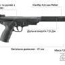 Пистолет пневматический Umarex Browning Buck Mark Magnum 4,5 мм Pellet