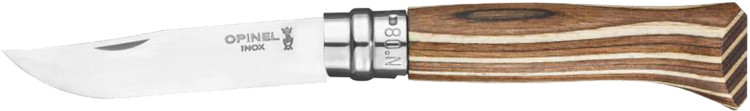 Ніж Opinel №8 VRI Laminated. Колір - коричневий