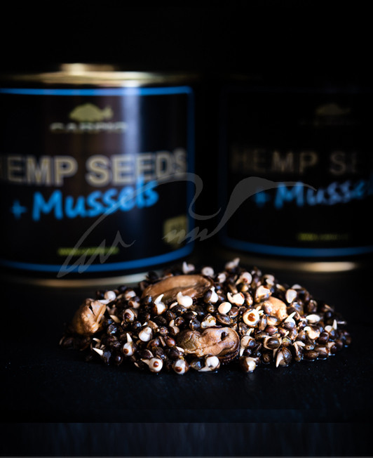 Зернова суміш Carpio HEMP SEEDS+Mussels 0.5л
