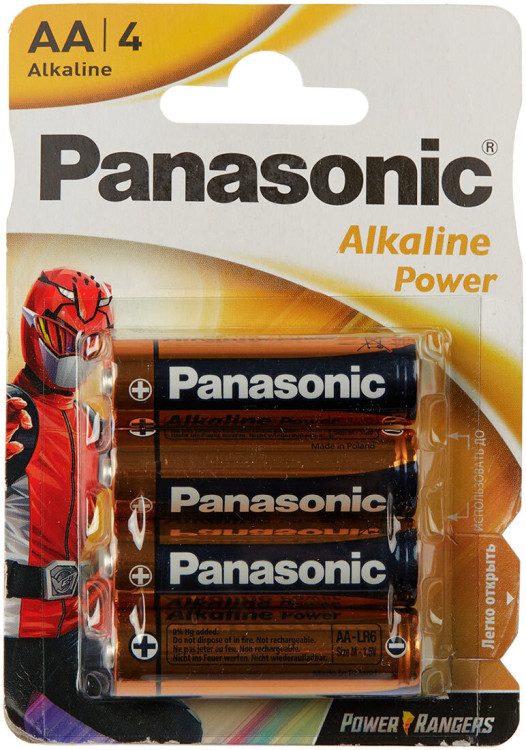 Батарея Panasonic ALKALINE POWER AA BLI