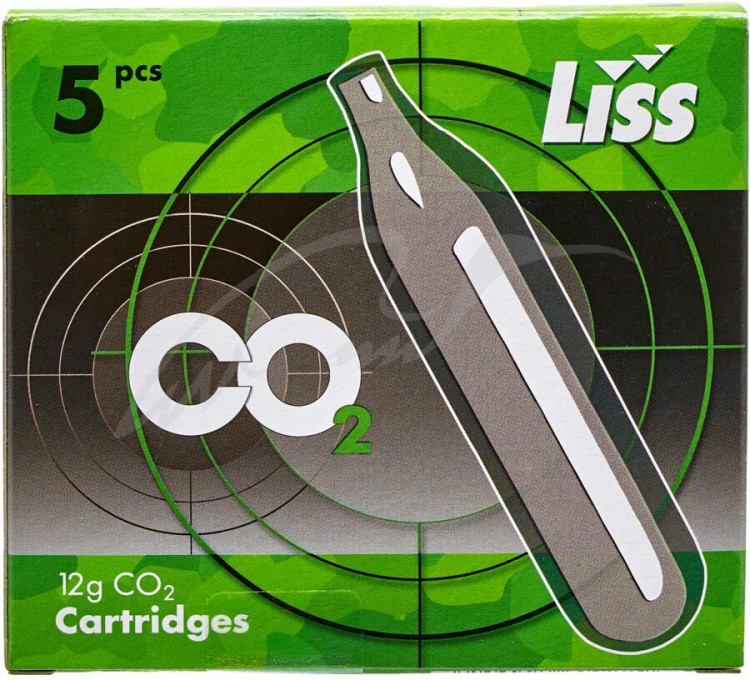 Балон CO2 Liss 12g 5 шт/уп