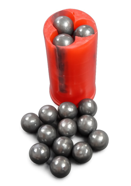 Картечь 8 мм в согласующем контейнере 12 кал (10шт)