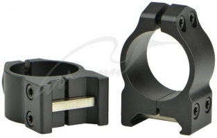 Кільця Warne Maxima Fixed Rings. d - 25.4 мм Low. Weaver/Picatinny
