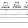 Крючок Brain All Round B5030 #12 (20 шт/уп) ц:bronze