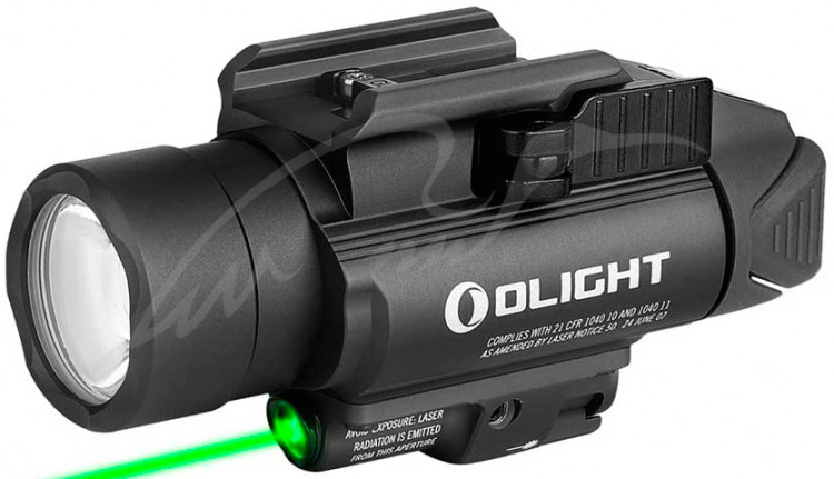 Ліхтар з ЛЦВ Olight Baldr Pro Black. Зелений ЛЦВ