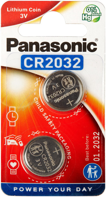 Батарея Panasonic CR 2032 BLI 1 LITHIUM
