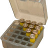 Коробка MTM Dual Gauge Shotshell Case універсальна на 25 патронів 12/16/20 кал. Колір – димчастий