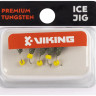Мормишка вольфрамова Viking Fishing Shrimp+bead 0.95g 9mm Olive+Y (5шт)
