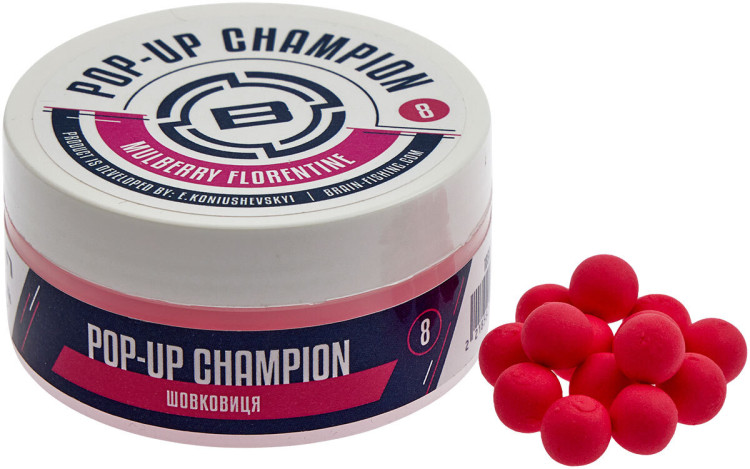 Бойлы Brain Champion Pop-Up Mulberry Florentine (шелковица) 10mm 34g
