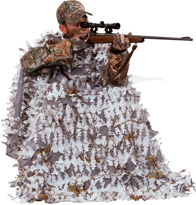 Засидка Ameristep Predator Hunter 3D Chair&amp;Cover system Колір: Snow AP