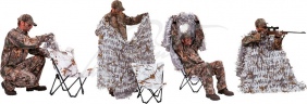 Засидка Ameristep Predator Hunter 3D Chair&Cover system Цвет: AP Snow