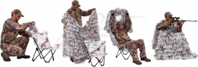 Засидка Ameristep Predator Hunter 3D Chair&Cover system Колір: Snow AP