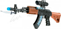 Автомат свето-звуковой ZIPP Toys AK47. Цвет - черный