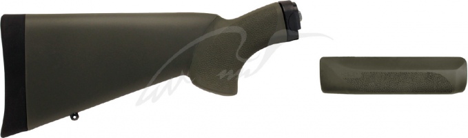 Комплект Hogue OverMolded (приклад + цевье) для Remington 870 кал. 12. Цвет - оливковый