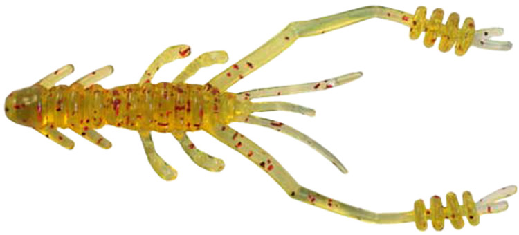 Силікон Reins Ring Shrimp 2" 566 Motor Oil Red Flake (12 шт/уп.)