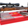 Подставка MTM Portable Rifle Maintenance Center для чистки оружия (с органайзером). Цвет - красный