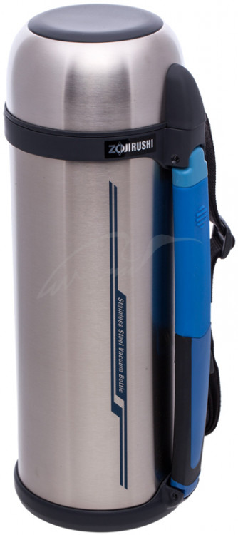 Термос ZOJIRUSHI SF-CС20XA 2l (складна ручка+ремінець) Сталевий