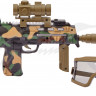 Автомат світло-звуковий ZIPP Toys HK MP7 в наборі з окулярами. Колір - камуфляж/коричневий