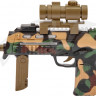Автомат світло-звуковий ZIPP Toys HK MP7 в наборі з окулярами. Колір - камуфляж/коричневий