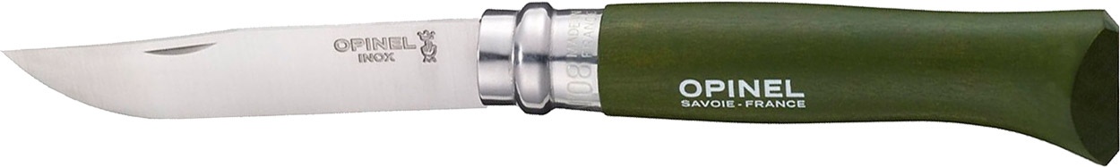Нож Opinel №8 Inox зеленый (блистер)