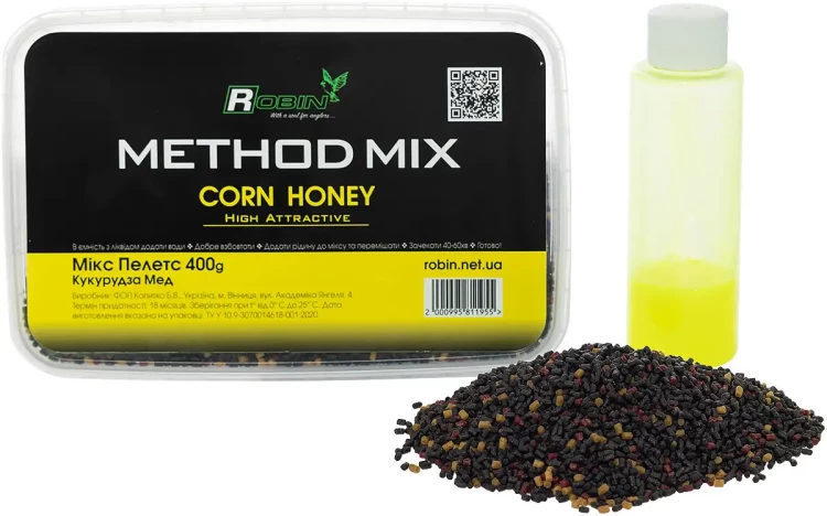 Метод Микс Robin High Attractive Corn-Honey 400г