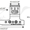 Моноблок Spuhr SP-3022C с выносом. d - 30 мм. High. Picatinny