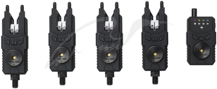Набор сигнализаторов Prologic Custom SMX MKII Bite Alarm Set 4+1 red/green/yellow/blue