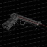 Лазерний целеуказатель Crimson Trace LG-402M на рукоять для BERETTA 92/96/M9. Колір - Червоний