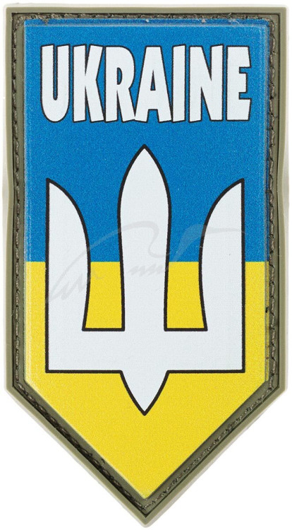 Патч МЗС Тризуб погон (погон). Білий