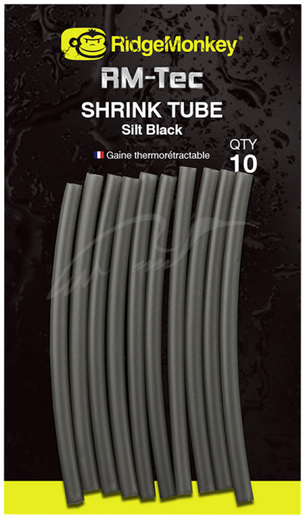 Термоусадочная трубка RidgeMonkey RM-Tec Shrink Tube 3.6mm (10 шт/уп) ц:silt black