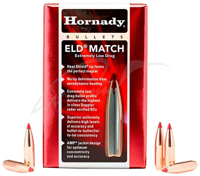 Куля Hornady ELD Match кал. 6.5 мм маса 140 гр (9.1 г) 100 шт