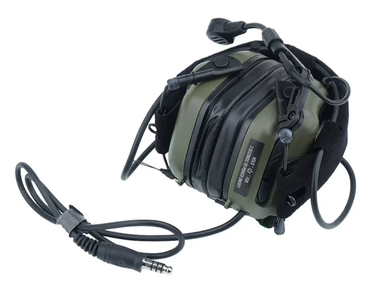 Активні навушники Earmor M32 Green з мікрофоном