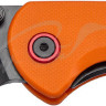 Нож CJRB Feldspar Black Blade Orange