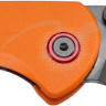 Нож CJRB Feldspar Black Blade Orange